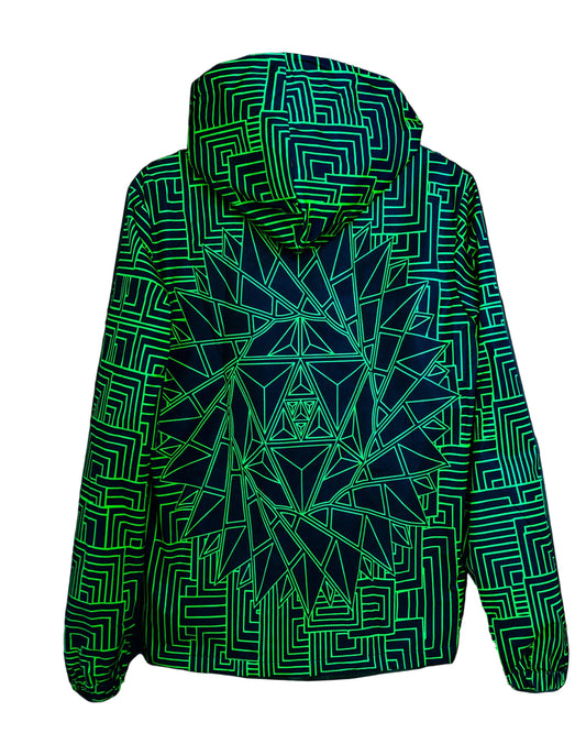 Festival Windbreaker Jacket Sunshine Green