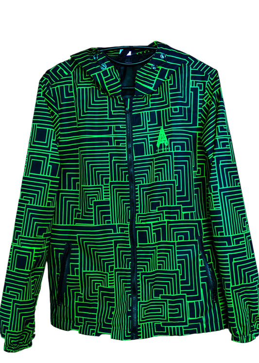 Festival Windbreaker Jacket Sunshine Green