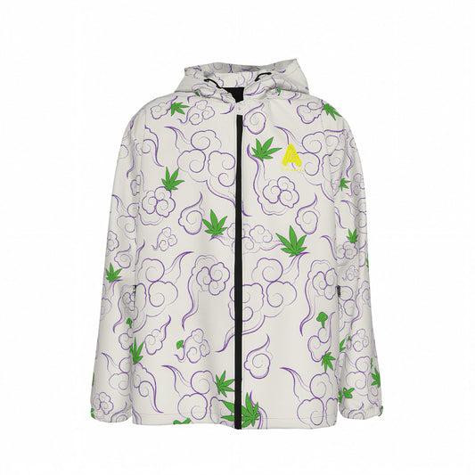 Festival Windbreaker Jacket Skullherb Off White