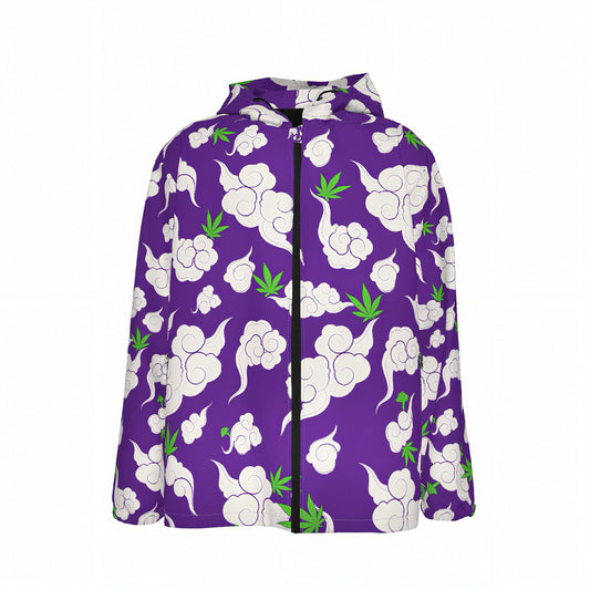 Festival Windbreaker Jacket Skullherb Purple