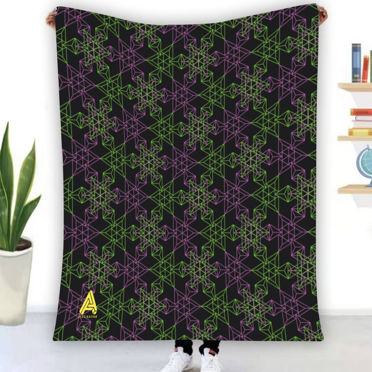 Single-Side Printing Flannel Blanket