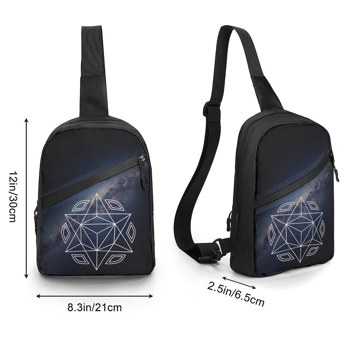 Folding chest bag - Universe