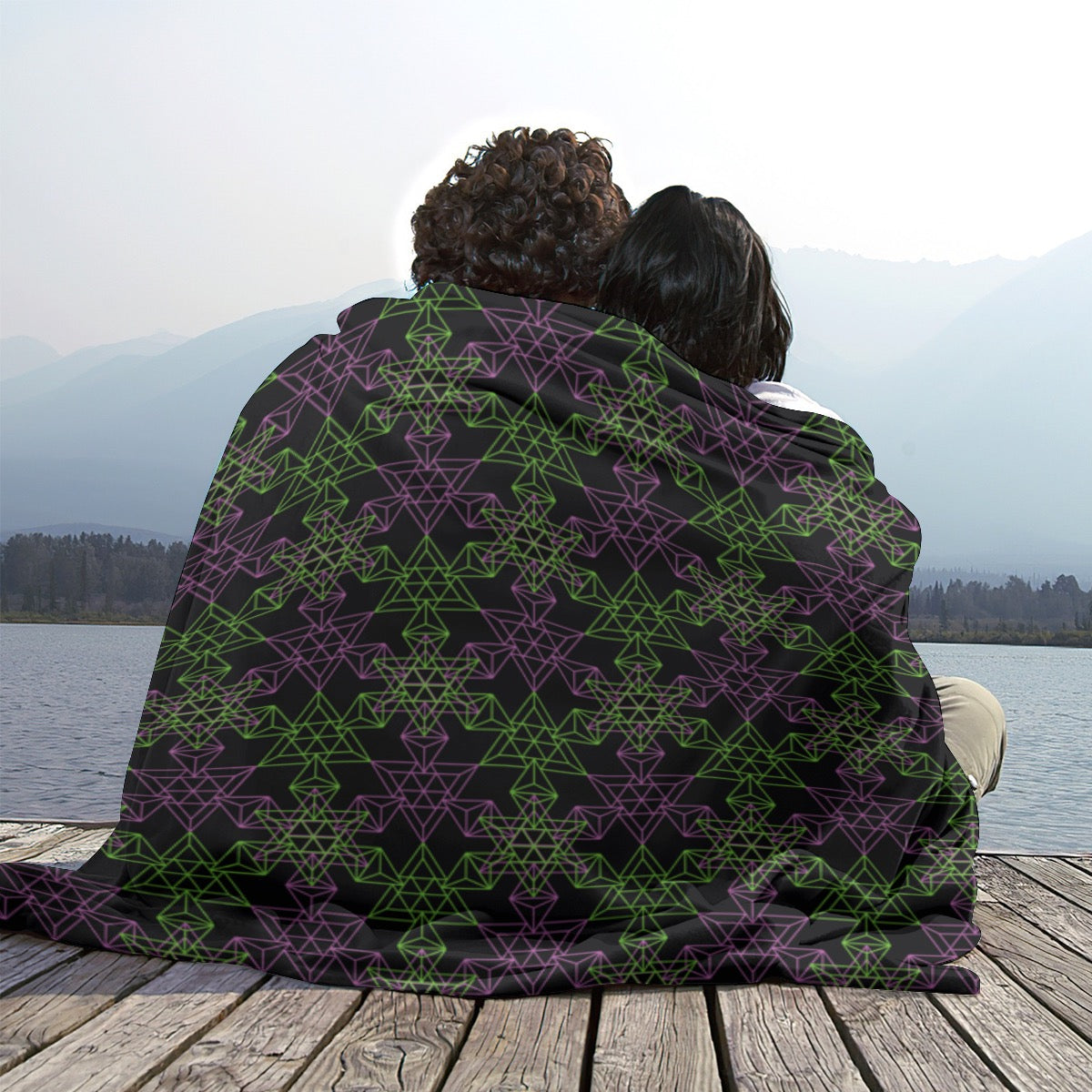 Single-Side Printing Flannel Blanket