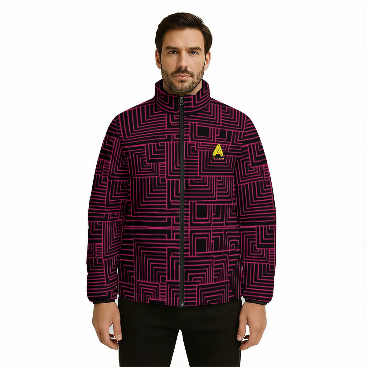 Warm Puffer Jacket Alucinarium - Sunshine Pink