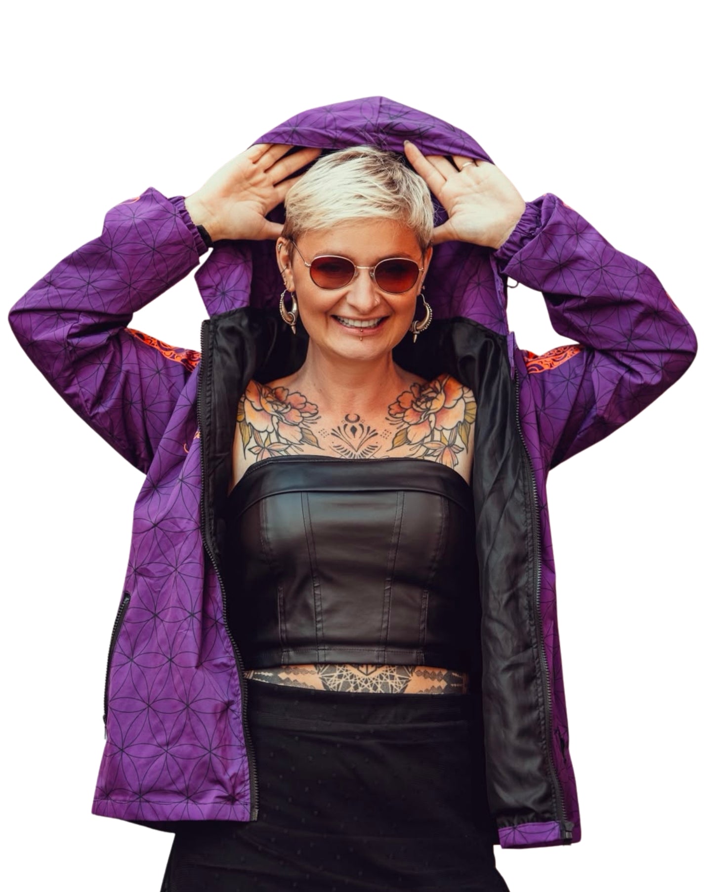 Festival Windbreaker Jacket Sacree Femme