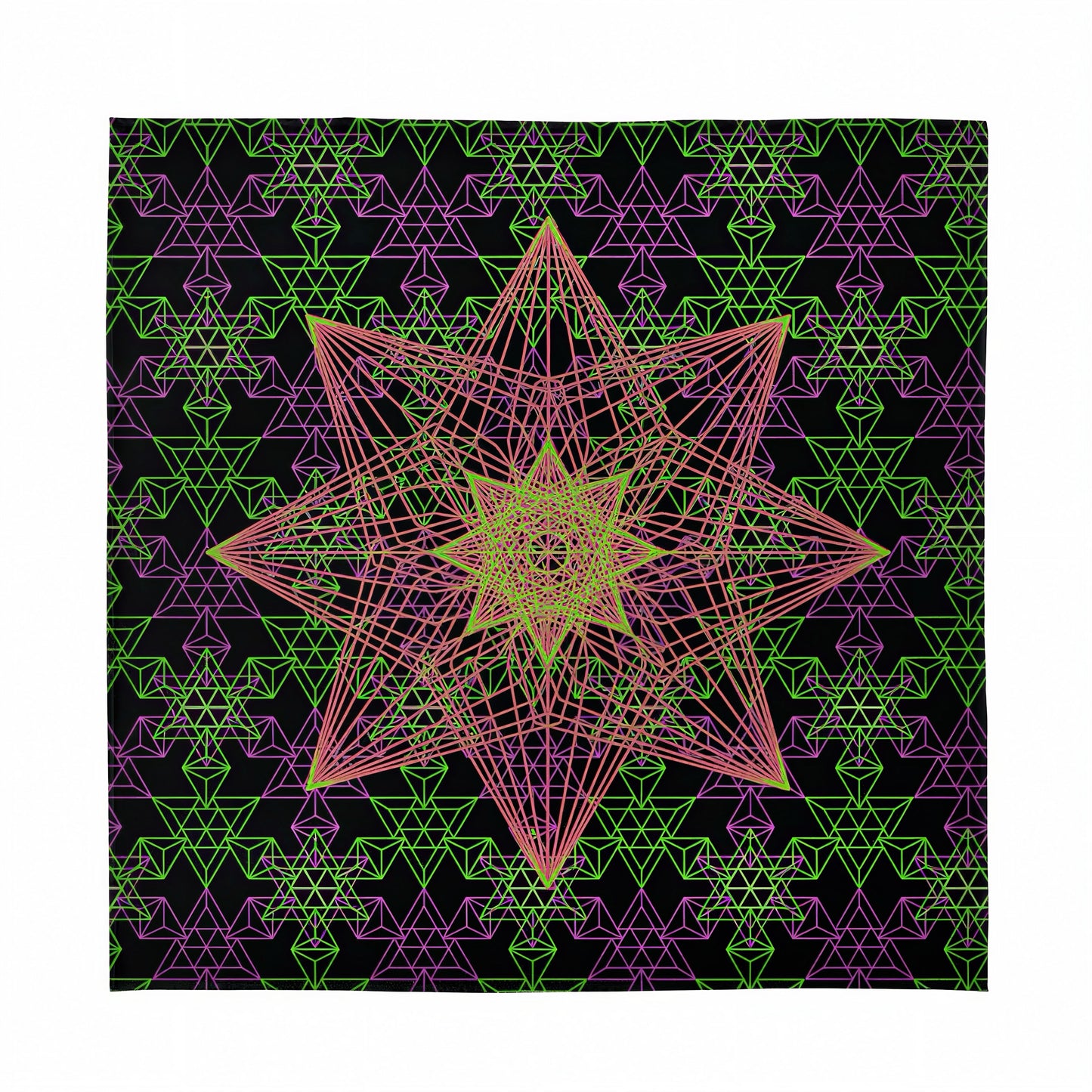Psychedelic Rave Bandana & Face Mask Cover - Trama Universal