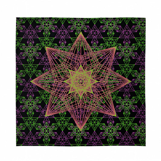 Psychedelic Rave Bandana & Face Mask Cover - Trama Universal