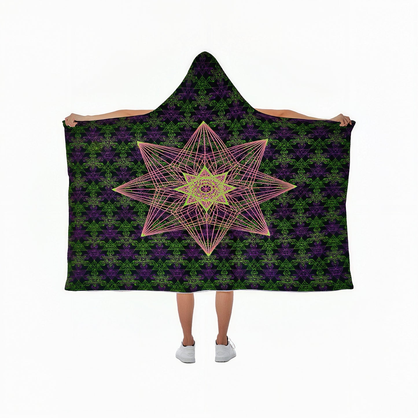Hooded Blanket with Soft Fleece Lining - Trama Universal