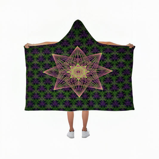 Hooded Blanket with Soft Fleece Lining - Trama Universal