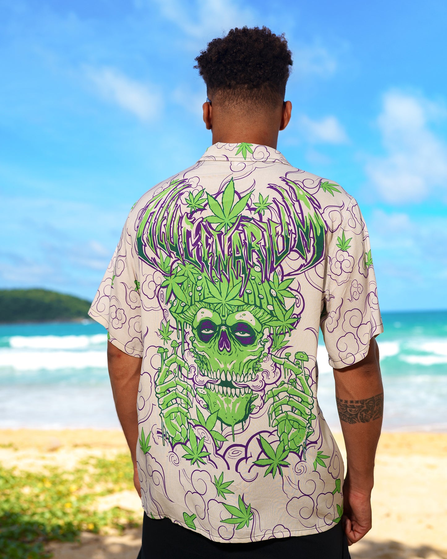 Skullherb white shirt