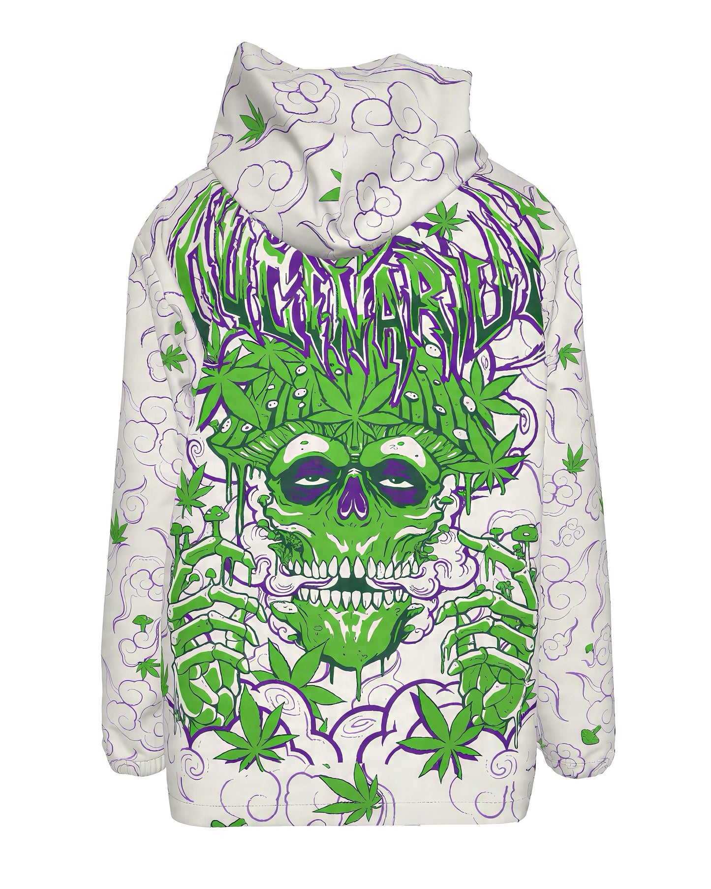 Festival Windbreaker Jacket Skullherb Off White
