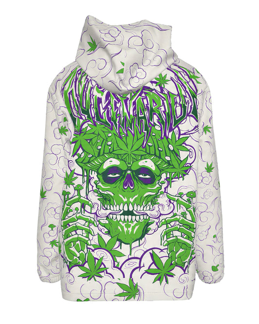 Festival Windbreaker Jacket Skullherb Off White