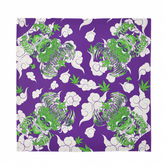 Psychedelic Rave Bandana & Face Mask Cover - Skullherb