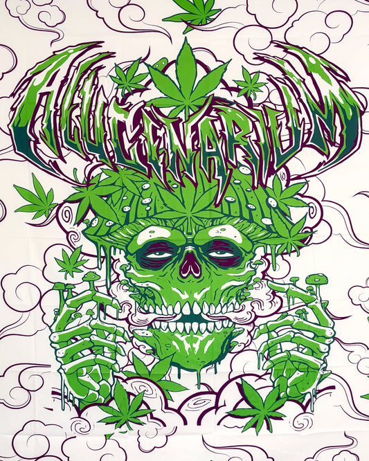 Festival Sarong & Wall Tapestry - Skullherb