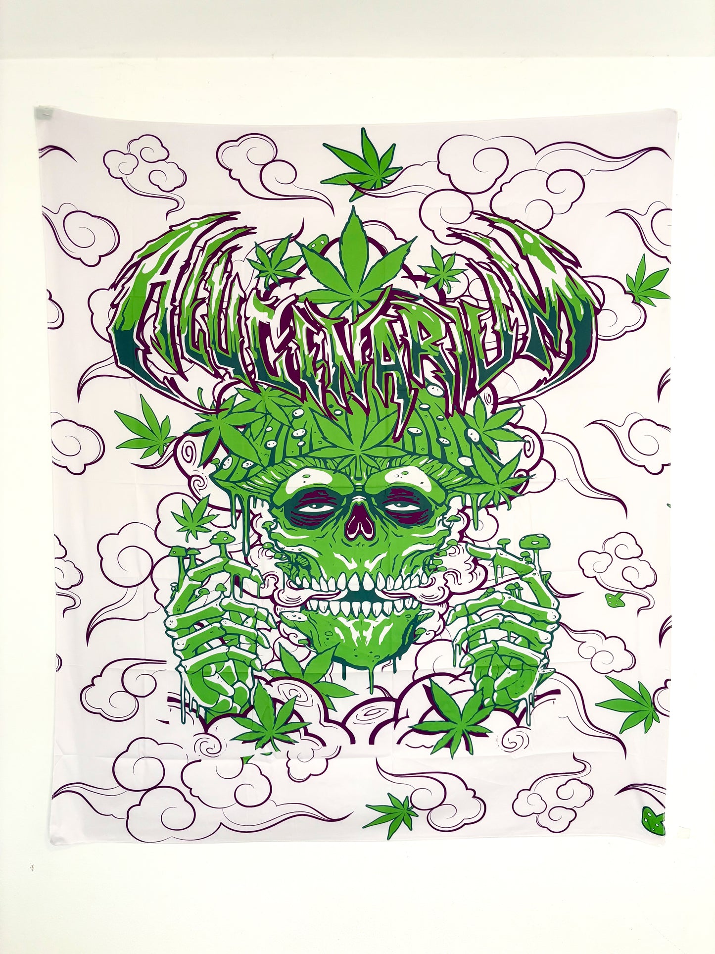 Festival Sarong & Wall Tapestry - Skullherb