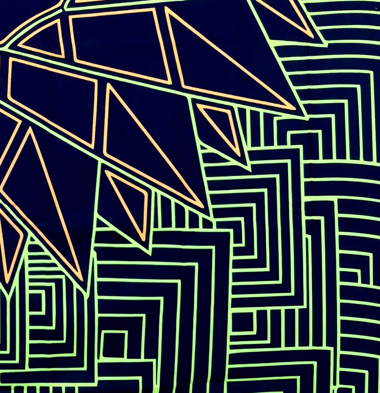 Festival Sarong & Wall Tapestry - Sunshine Green