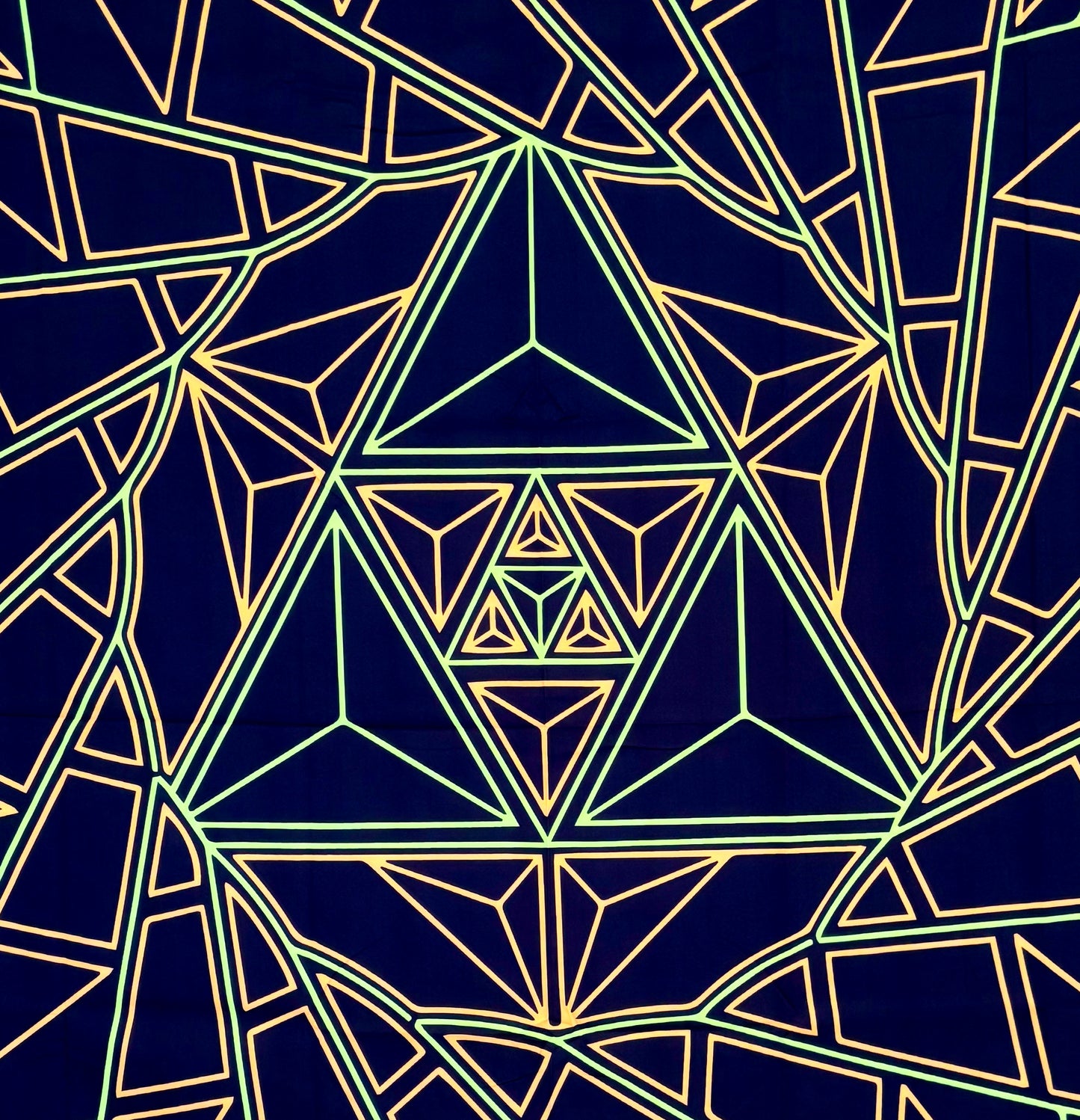 Festival Sarong & Wall Tapestry - Sunshine Green