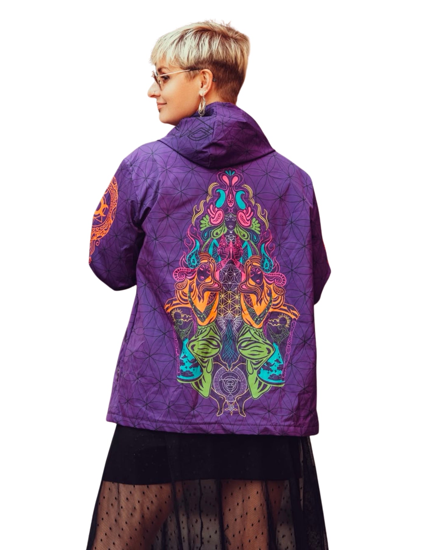 Festival Windbreaker Jacket Sacree Femme