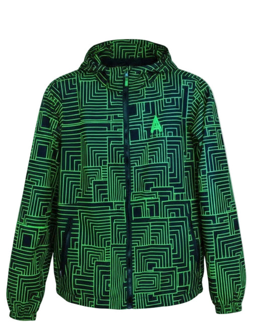 Festival Windbreaker Jacket Sunshine Green